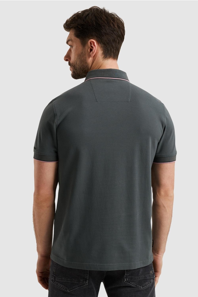 POLOSHIRT IN PIQUE PPSS2504867 9076 DARK SLATE
